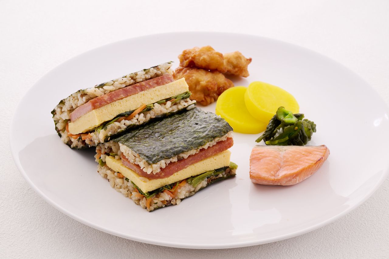 “Hearty Pork & Egg Rice Ball”