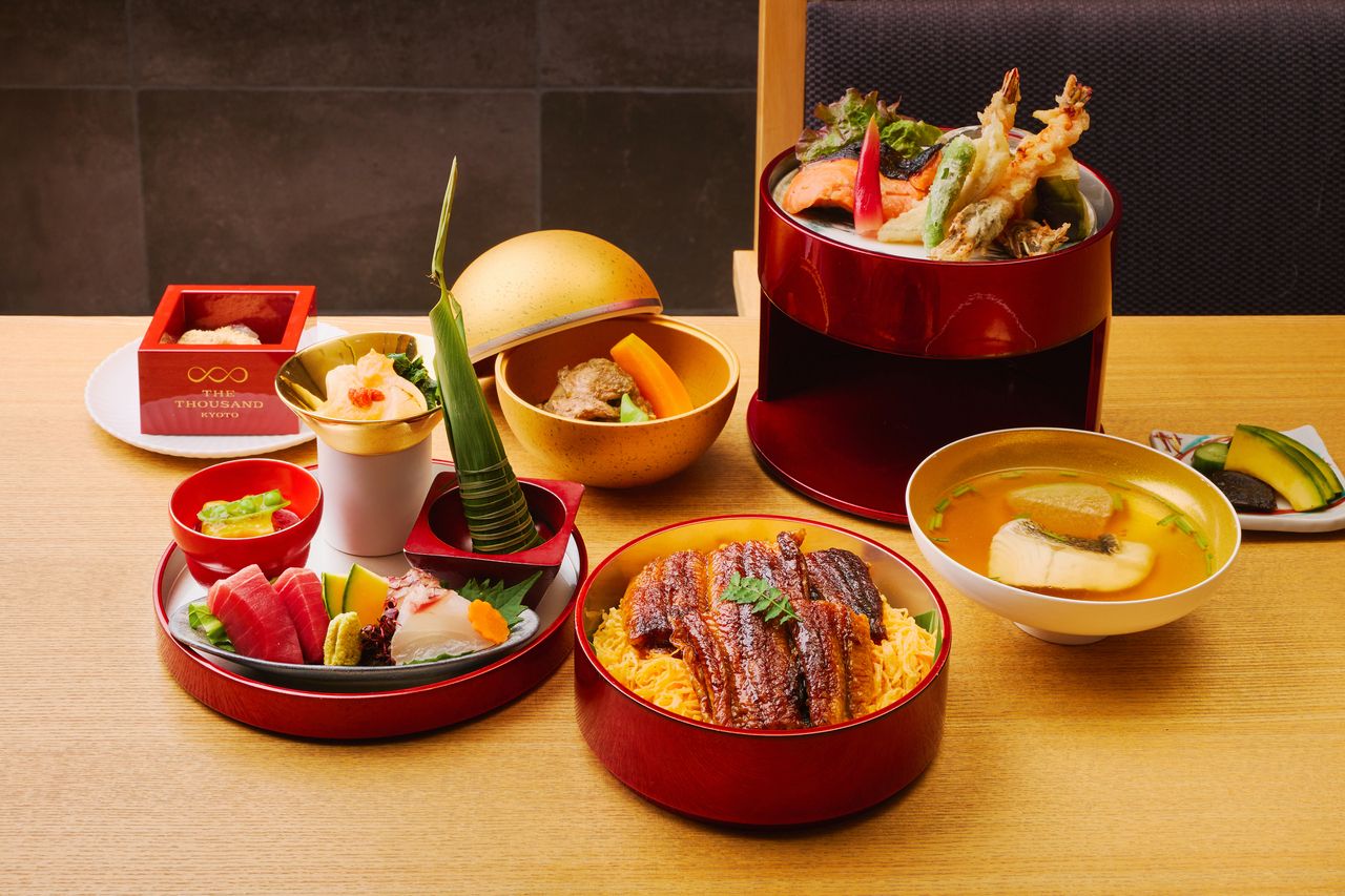 Elegant Three-Tier Meal