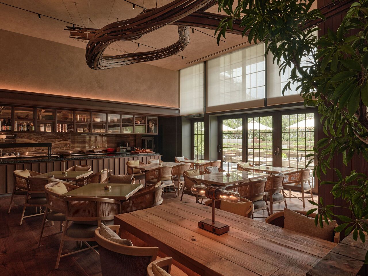 From November 10th [Weekday Lunch] PLANTS "Vegetables, herbs, and charcoal grilled pork shoulder as the main course - a total of four dishes"