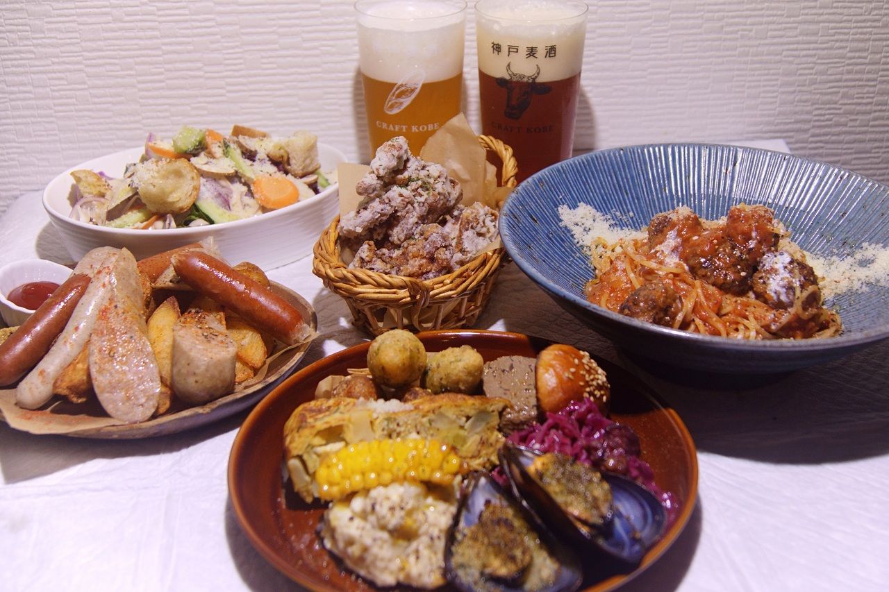 【忘新年会コース】国産牛ローストビーフ＆神戸ポークローストポーク《飲み放題ライト付》