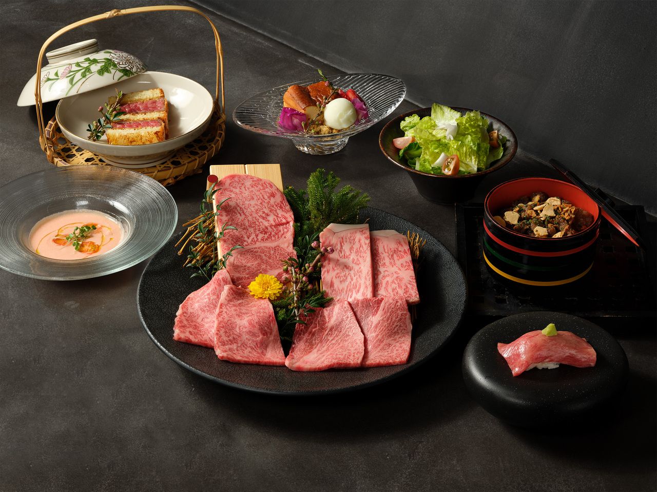 松名和牛久成套餐