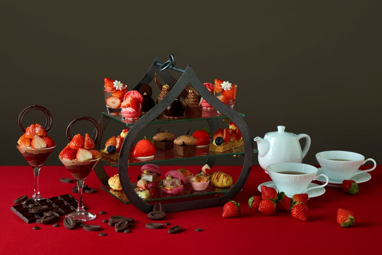 いちご vs チョコレートアフタヌーンティー