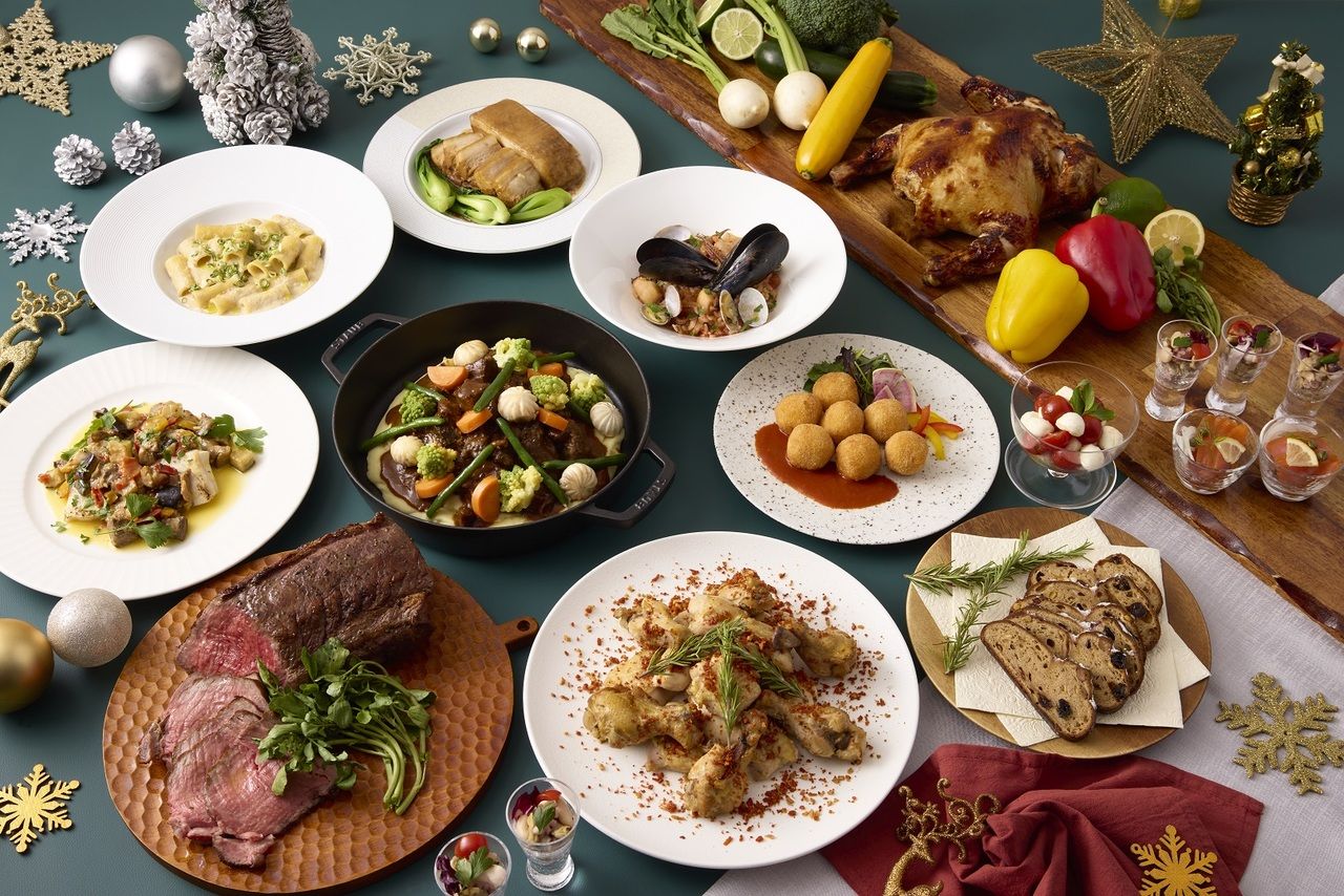 【Holiday Special】☆Jewelry  Winter Buffet☆マンスリースイーツ等  Lunch［大人］　※座席90分制