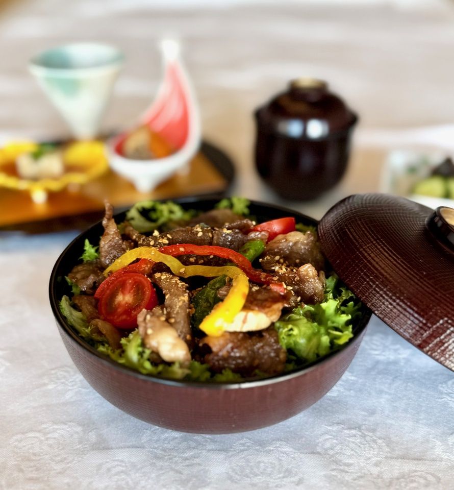Kobe beef spiced rice bowl