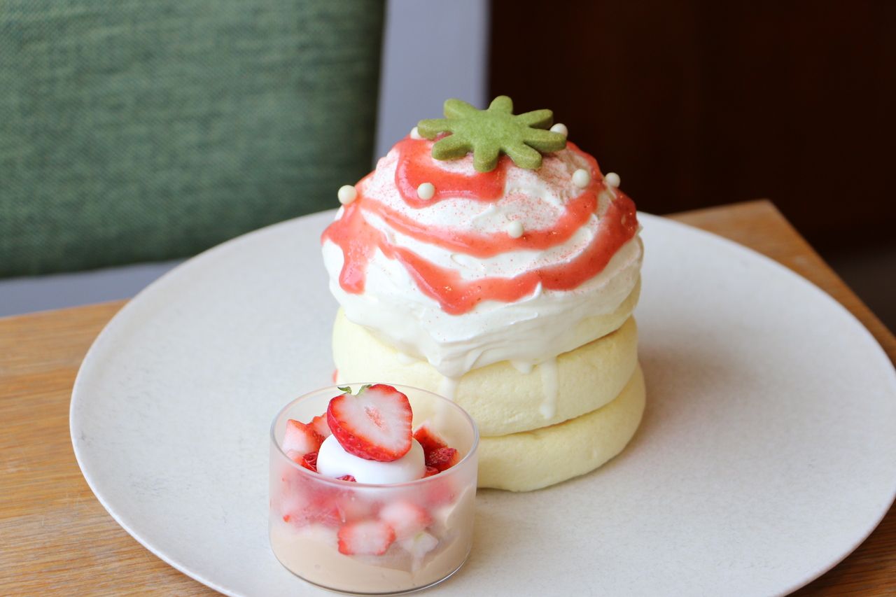 Strawberry Tiramisu Pancakes