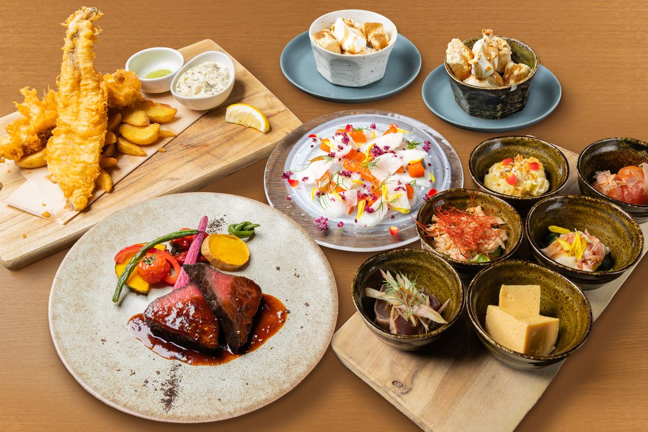 ≪12/1から≫【SVBを楽しみたいなら...】「麦富コース」大皿全4品10種＋2時間飲み放題 6,800円