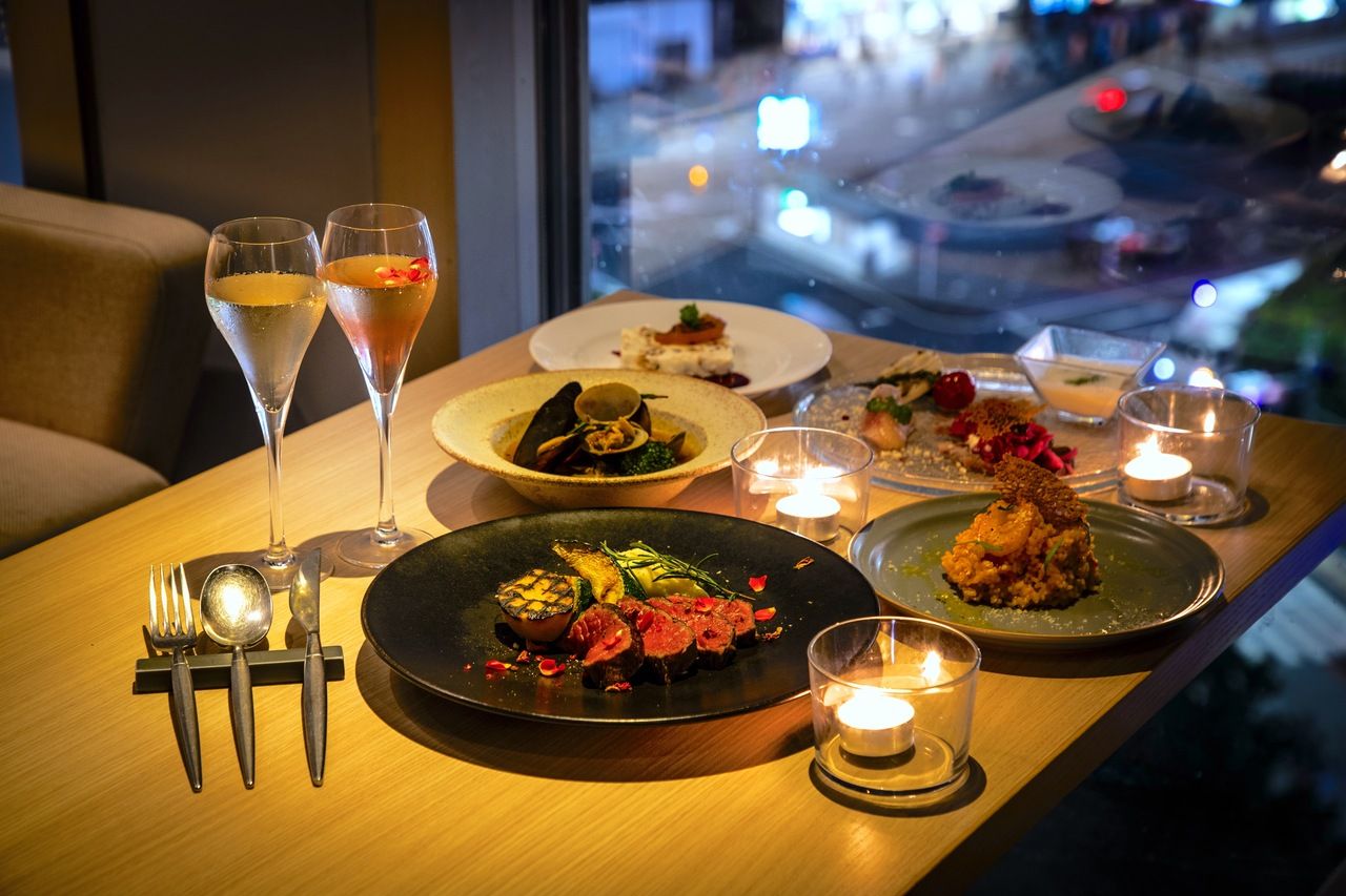 【12/24,25限定：乾杯付】24/7spécialité　Xmasディナー ～黒毛和牛と贅沢な海の幸～　