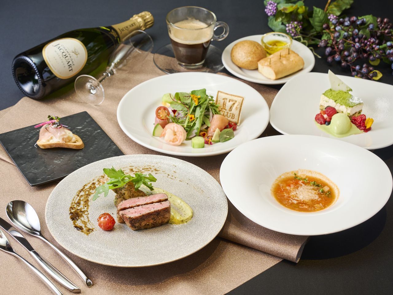 17CLUB　能登牛ステーキコース