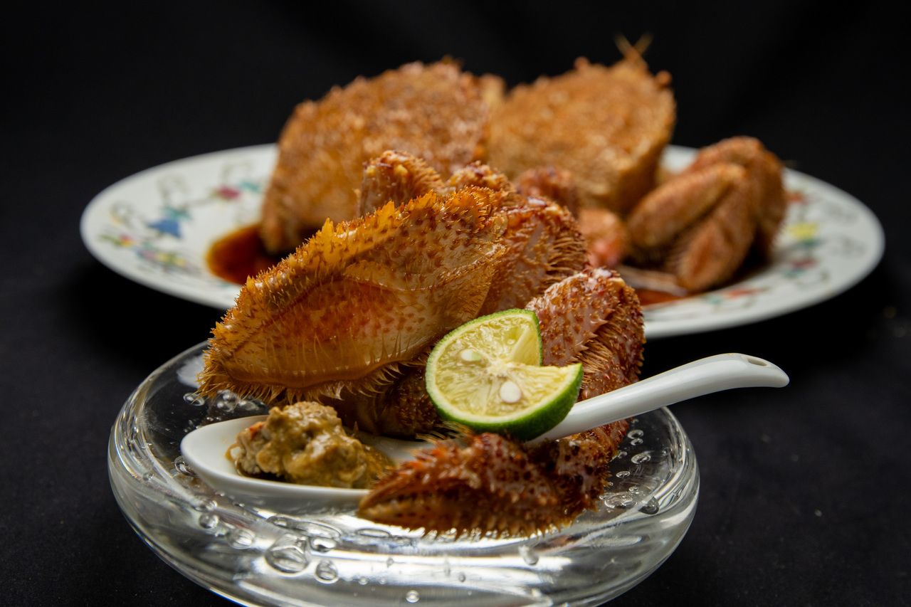 Crab-filled tasting lunch course (February to March)