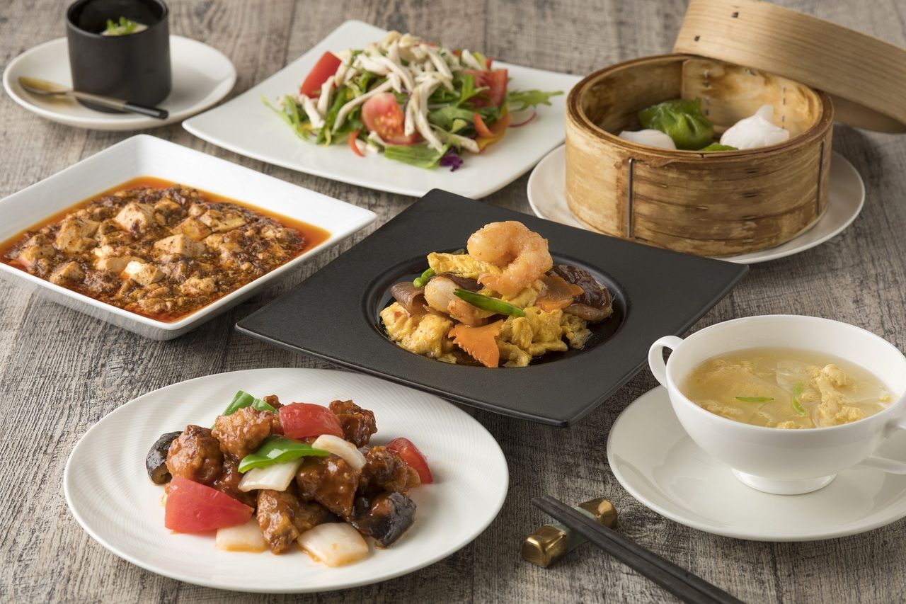 [Shirokane Lunch] Weekdays only in May and June: 7 dishes including 2 main courses, dim sum, and the popular Mapo Tofu.