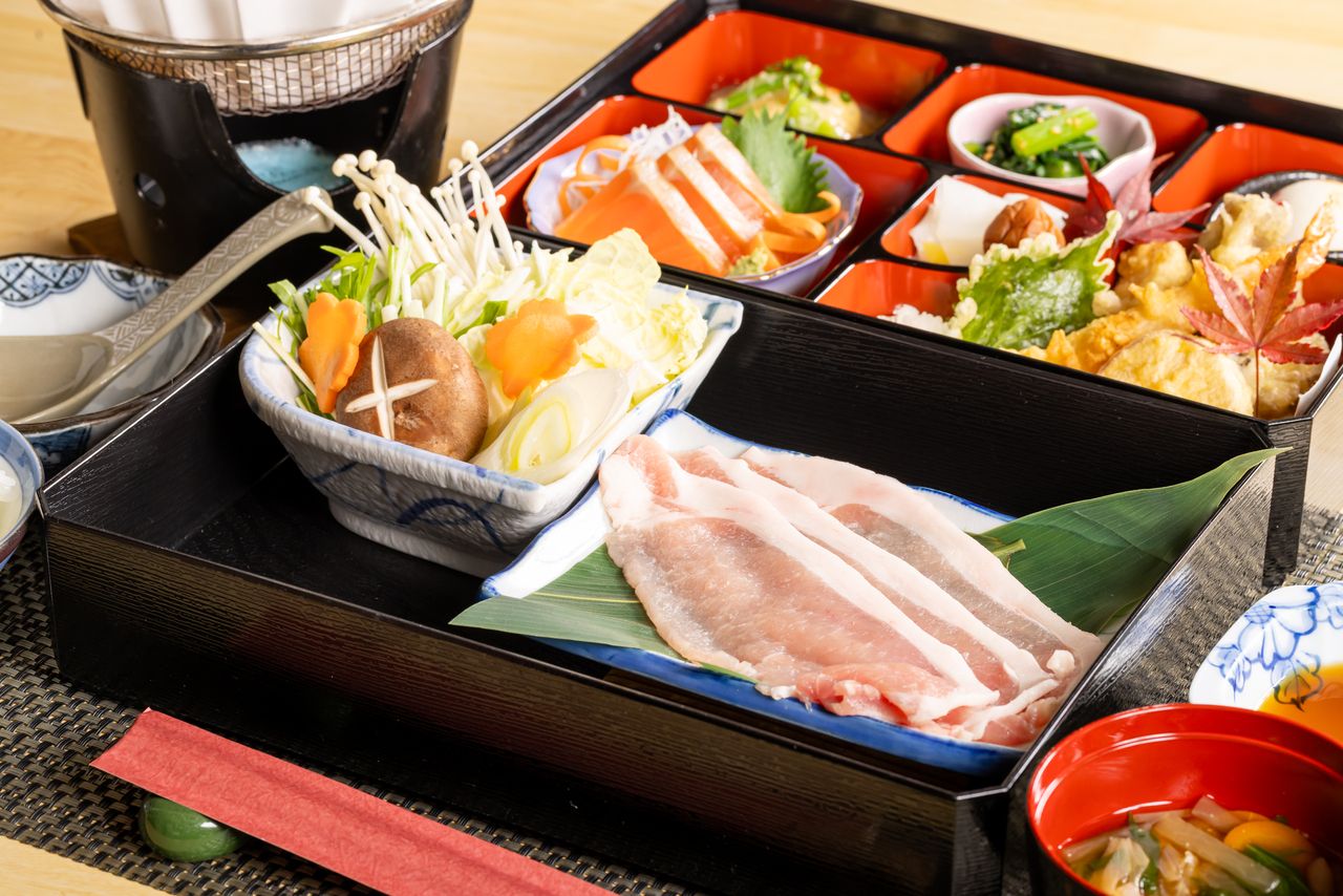 Hakuba Pork Shabu-Shabu & Seasonal Bento – Only 10 servings per night