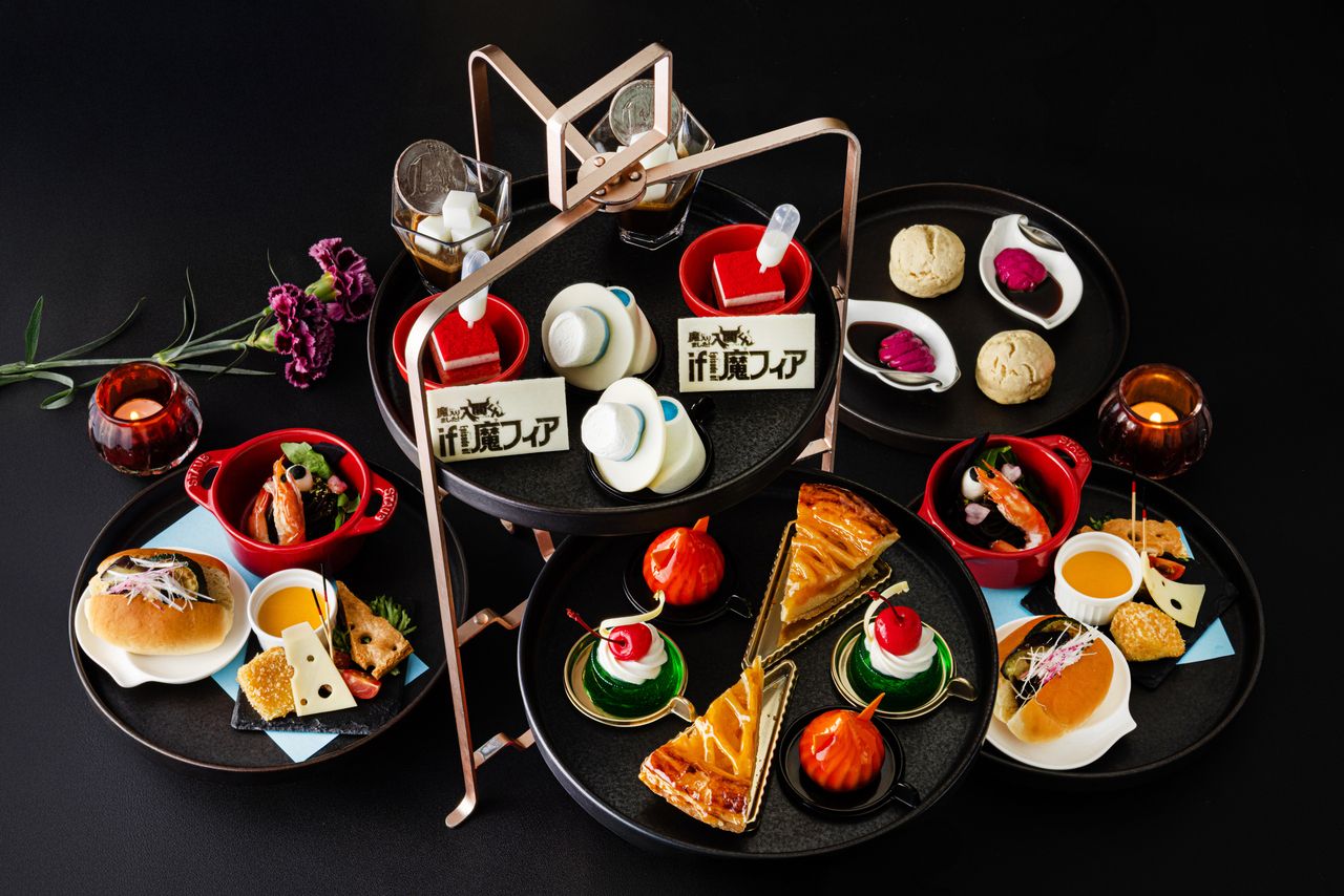 💛【平日/17:00来店/会員さま料金】『(2時間制）コラボレーションアフタヌーンティー￥7500(13％サービス料別）