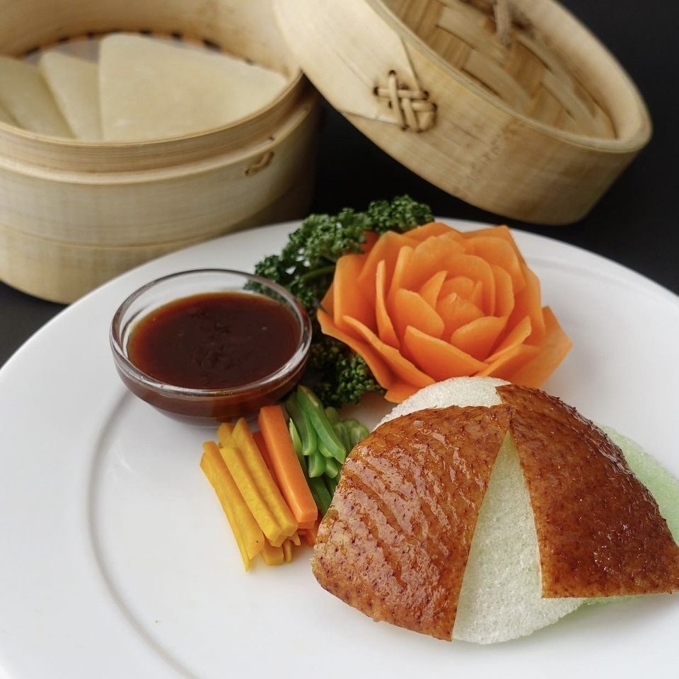 3-5月【歓送迎会】北京ダック・牛カルビと季節野菜の炒め入りコース／飲み放題付 7,000円