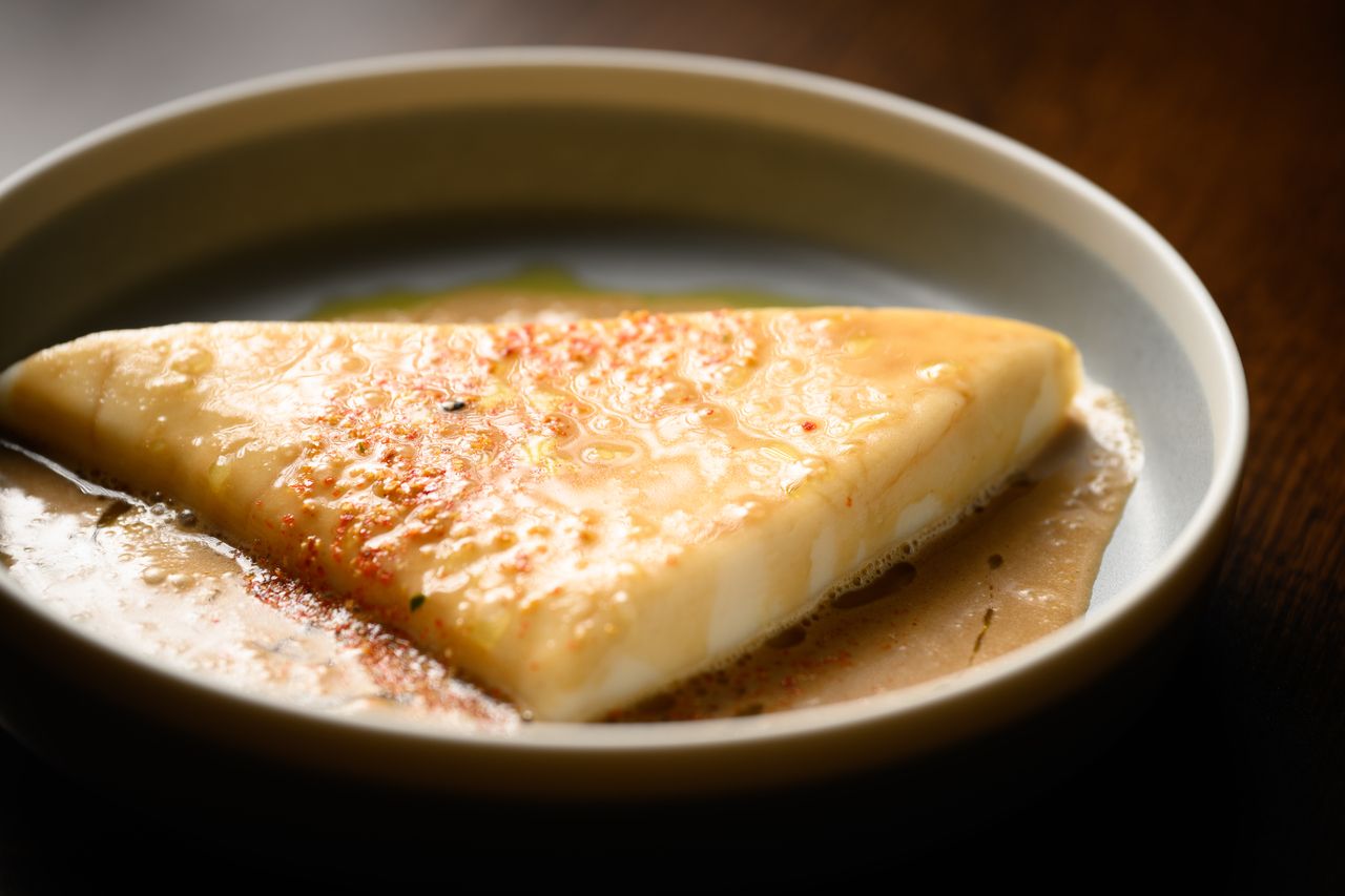 9-course meal including French oden and a final dish