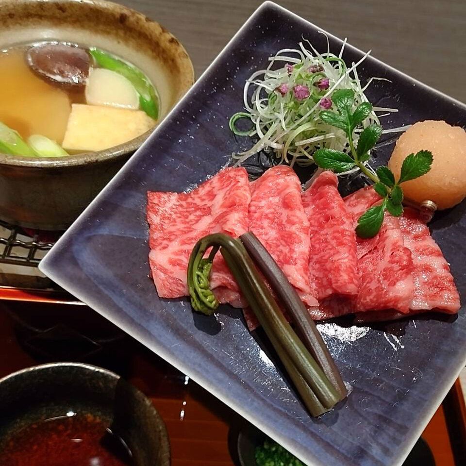 Hokkaido Kuroge Wagyu Shabu-shabu & Sukiyaki Course — ¥23,000