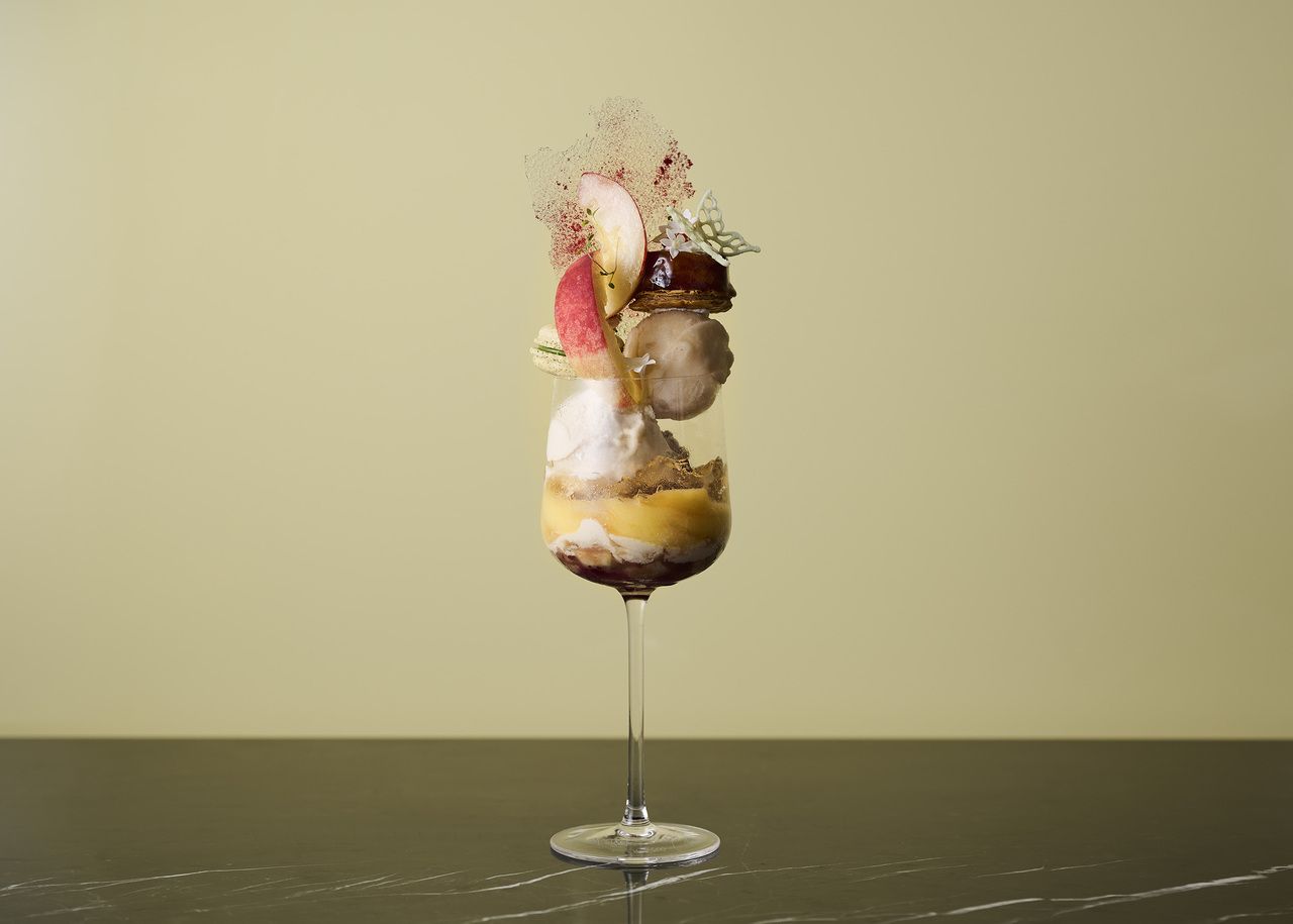 Maruni Parfait: Peach and Tea