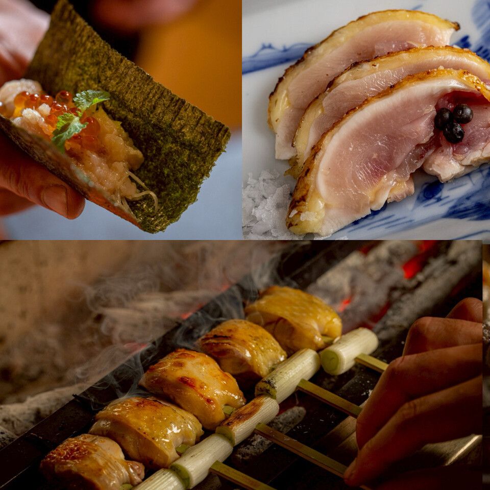 [Light Drink All-You-Can-Drink Included] Grilled Skewers and Seasoned Rice Course