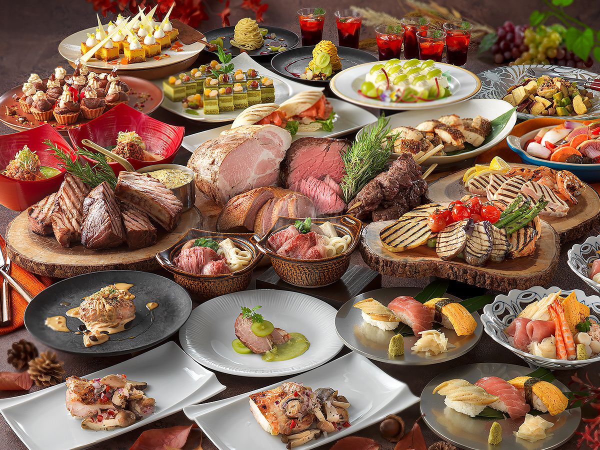 Lunch (adults): “Autumn Premium Buffet” – A harvest festival of grilled dishes and seasonal fruits