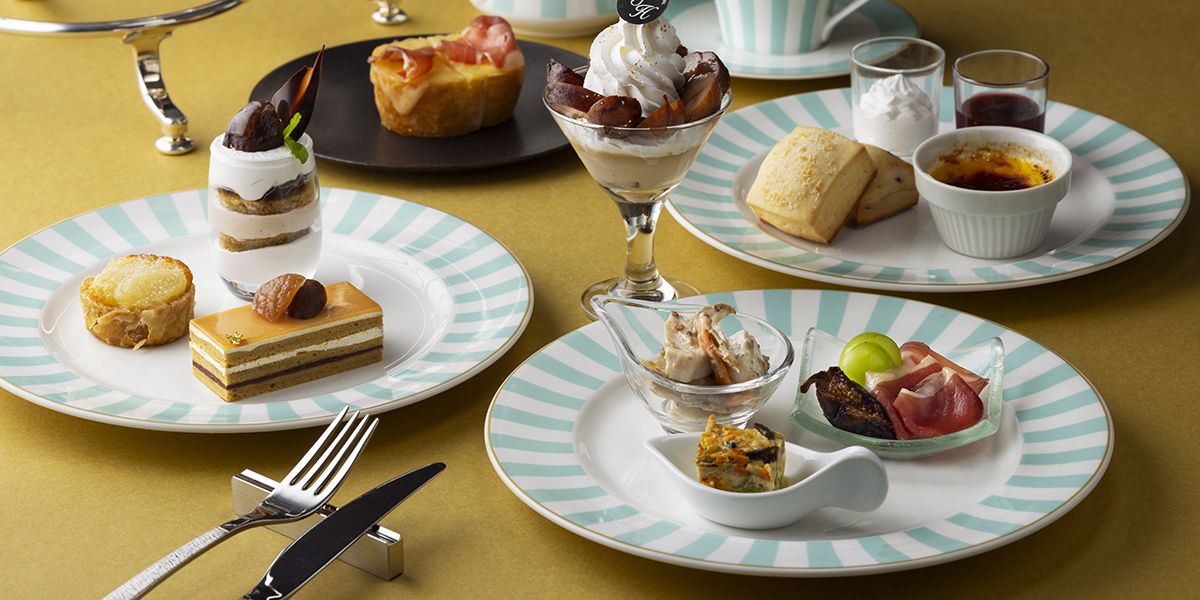 [Entry allowed at 13:00/14:00/15:00/16:00/17:00/18:00; 2-hour limit per visit] October 1 – December 18, 2026: Chestnut & Pear Afternoon Tea (available only on weekdays from Monday to Thursday)
