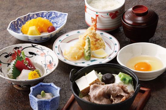 【前日まで要予約】黒毛和牛すき煮膳（ランチ）+抹茶葛餅