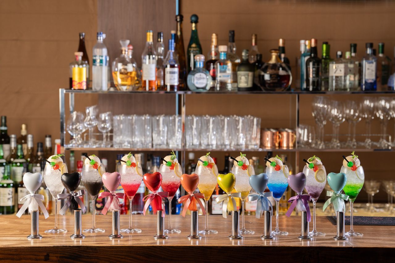 'Oshi-katsu' mocktail「Colours」with Balloon