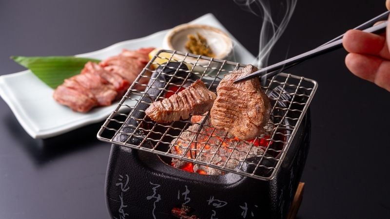 Charcoal grilled dishes and Sanriku seafood - Sendai Saishun