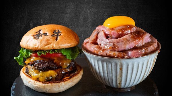 Wagyu (Halal) Steak HamBurger & Ramen (Japanese food) Harajuku Shibuya Restaurant 5W-Tokyo 1962