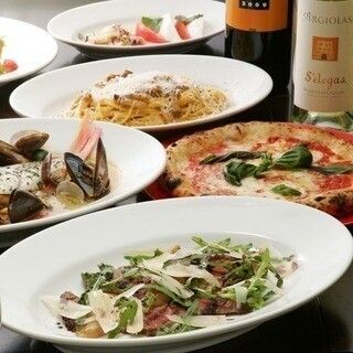 2時間飲放題付6,500円プラン 全6品