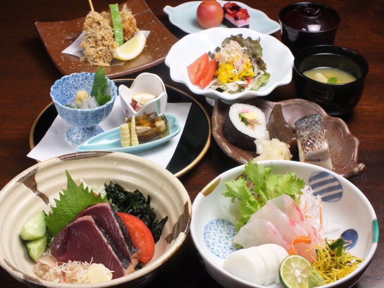 【Tosa diary course/土佐日記】Lunch time only／Pre-order menu