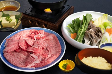 京都牛の特選しゃぶしゃぶ