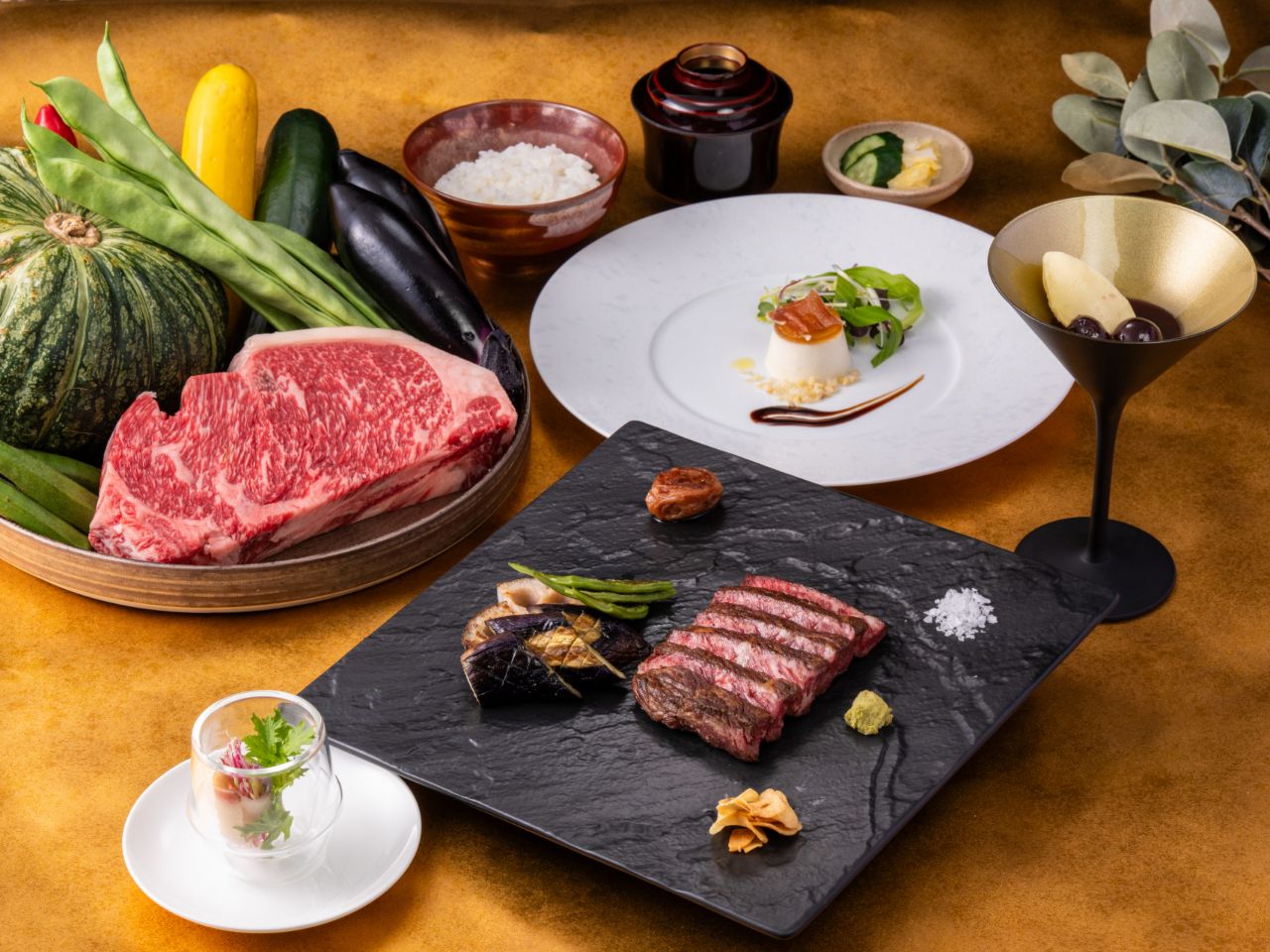 [Japanese Wagyu Course] ~ All 8 items including the main Japanese Wagyu Loin ~ [Lunchtime]
