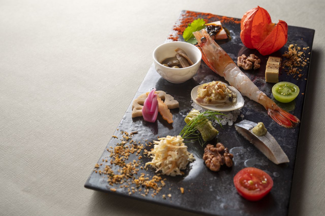 《クイックディナー》季節の食材ショートコース ¥20,000（約6品）