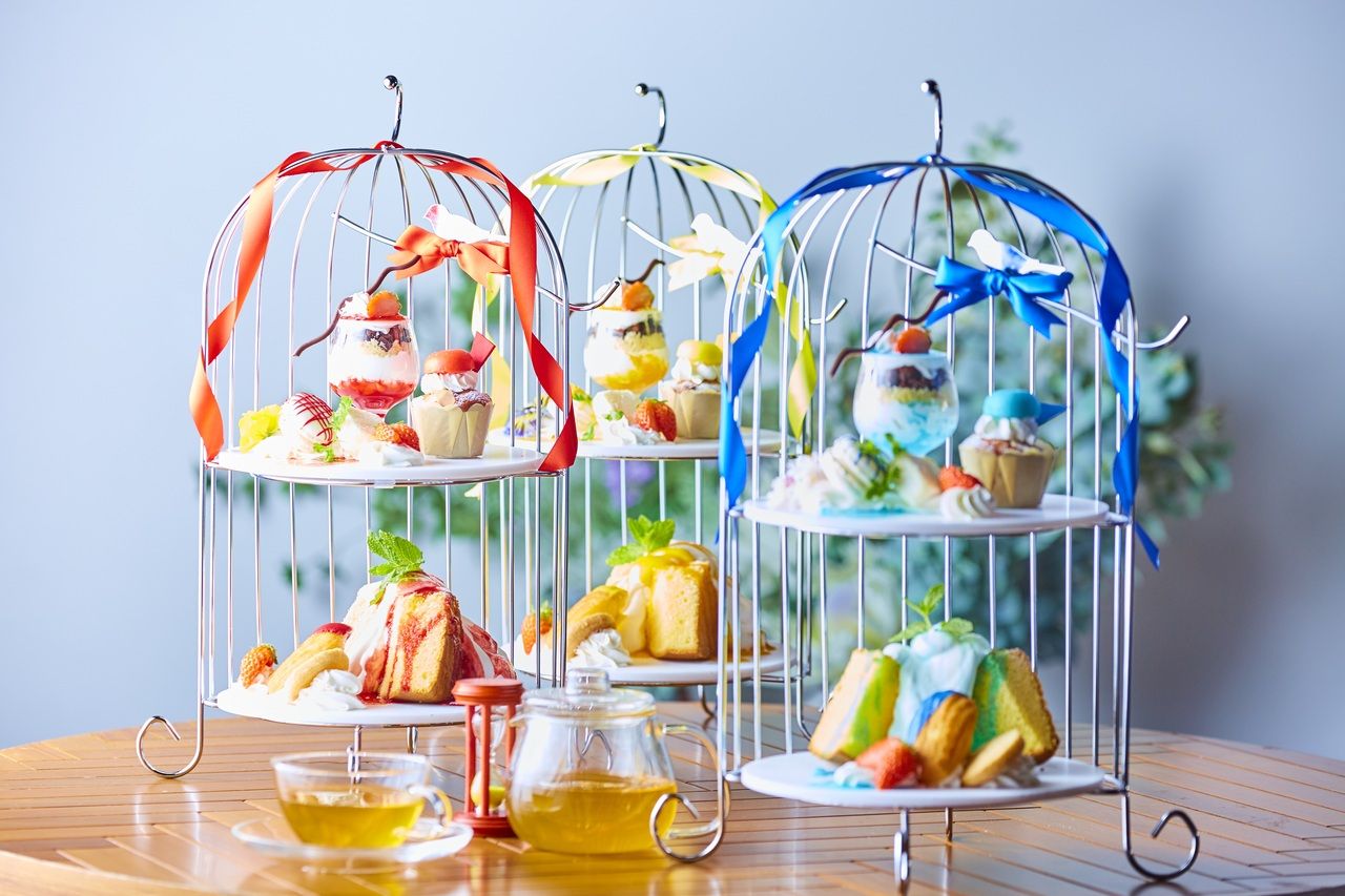 [Honeyto Cafe popular plan] Up to 2 hours Recommended color afternoon tea plan