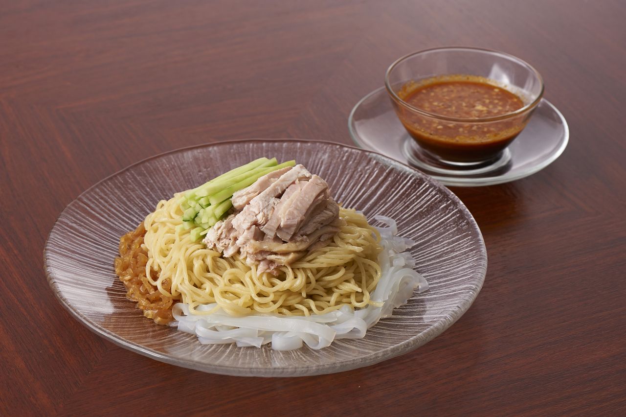 ■【季節限定】棒棒鶏 涼麺　点心・デザート付き