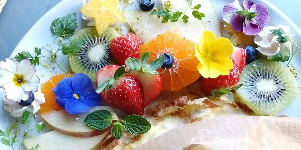 【記念日プラン】お花のクレープブーケでお祝い２D