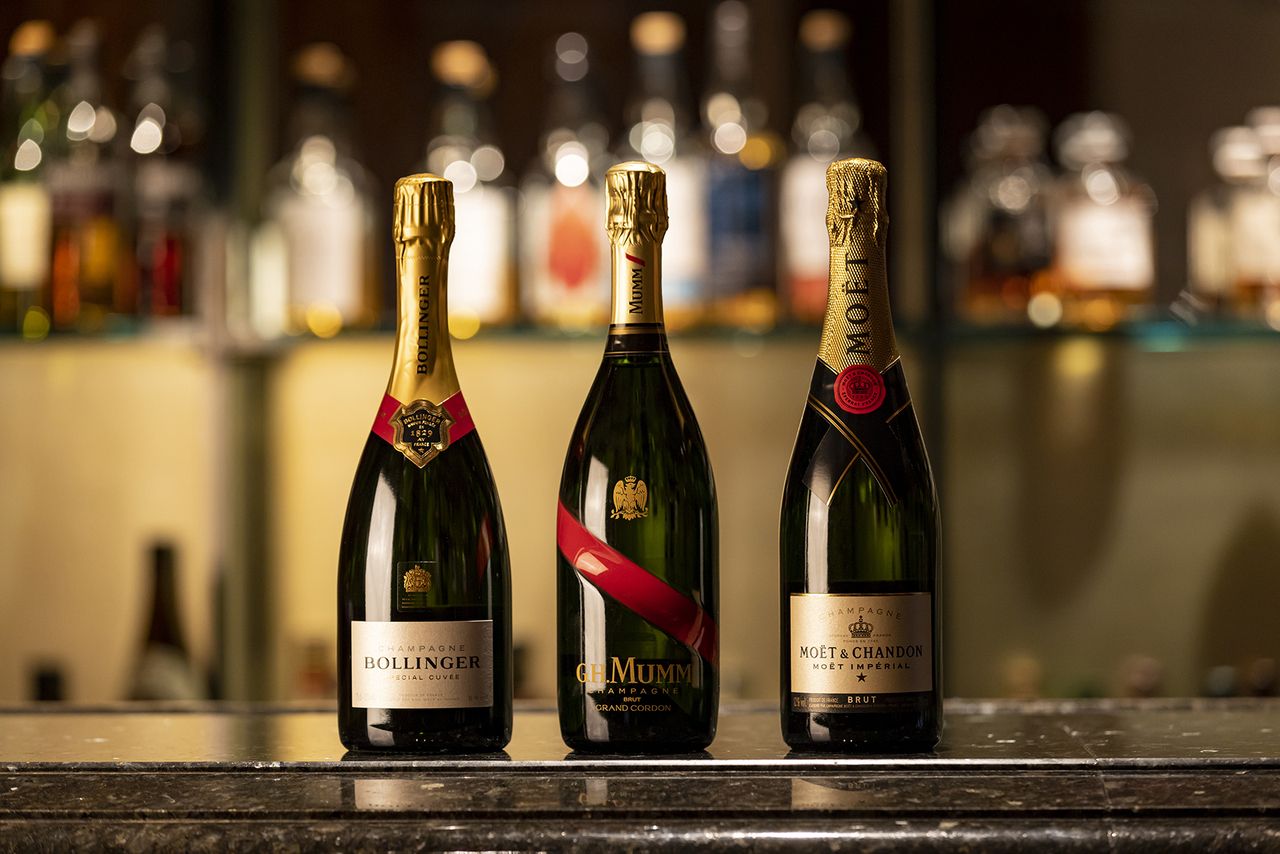 Champagne Collection 3 types of Champagne Free Flow