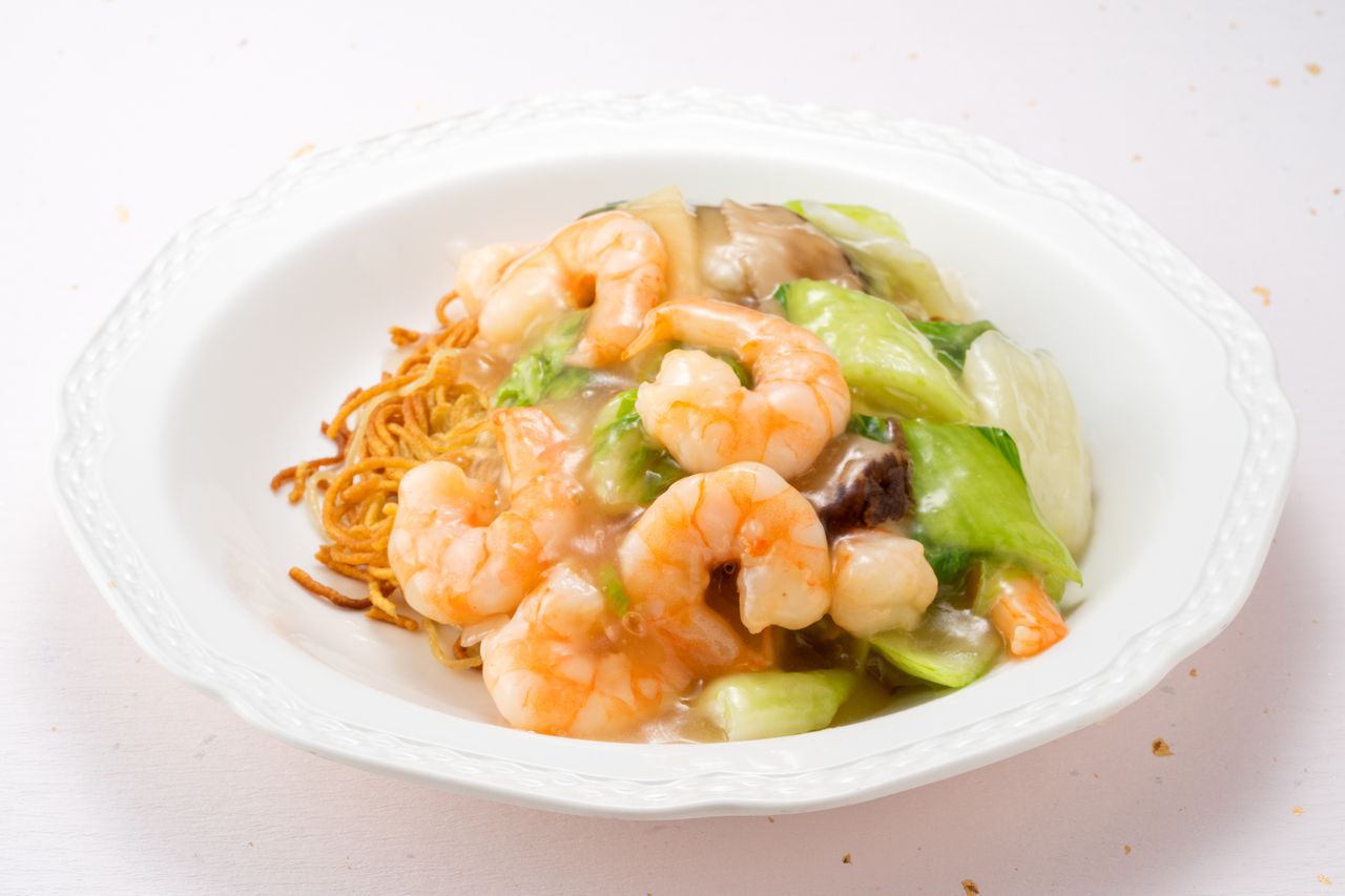 【テイクアウト】 海老あんかけ焼きそば