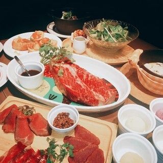 熟成黒毛和牛ステーキ＆タルタルハンバーグコース　