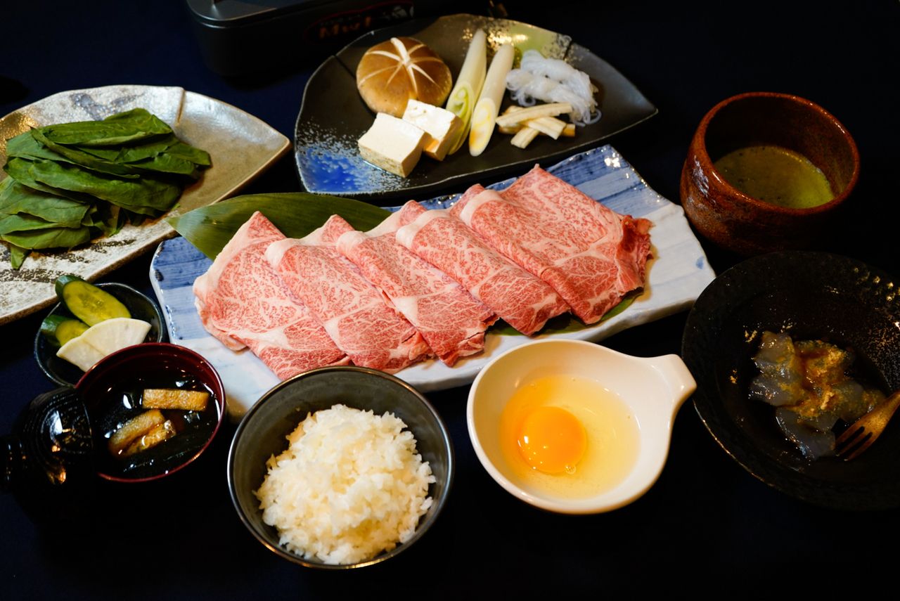 Halal Wagyu Sukiyaki Set (Wagyu 180g)