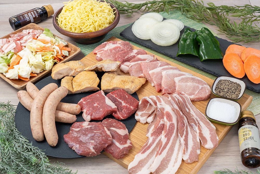 【STEPOUT BBQセット（器材レンタル付き）】