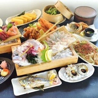 釣付大漁魚しゃぶコース★　5,500円（税込）