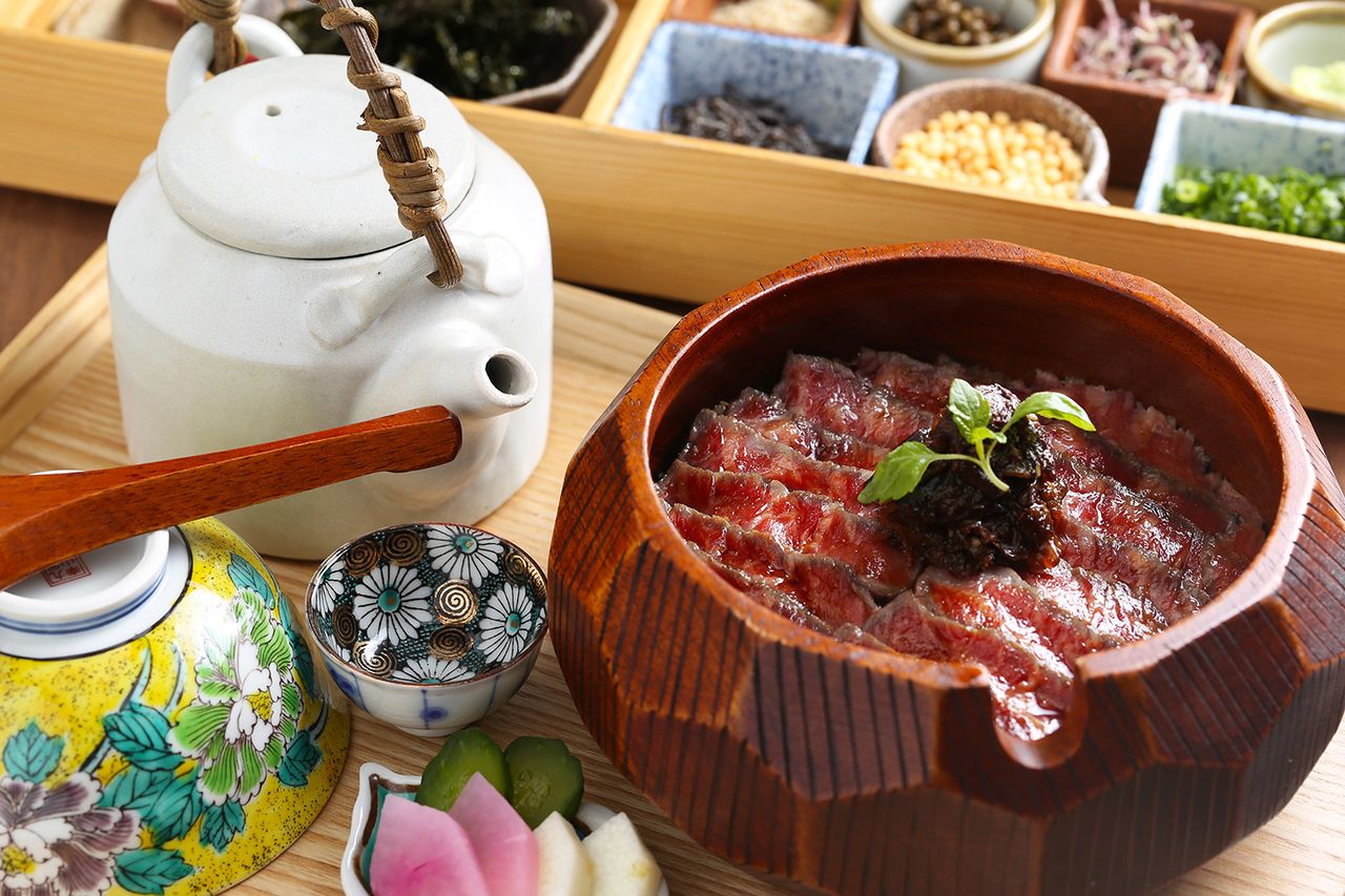 近江牛肉瘦hitsumabushi套裝