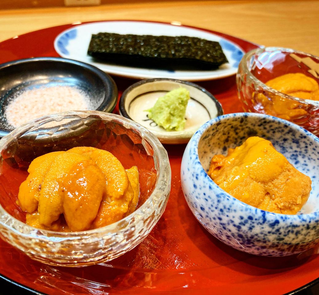 ▪️ 雲丹食べ比べコース ／Sea Urchin Special