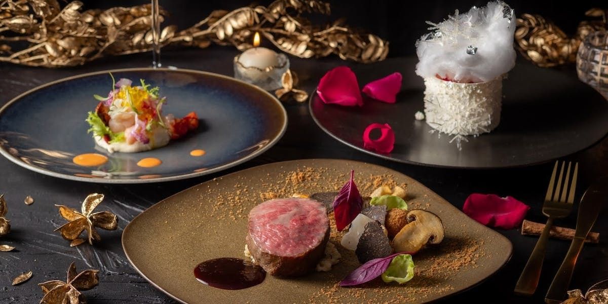 【Xmas2025】聖夜を彩るクリスマスランチ 21,000円 グラススパークリング付き（12/20～25）