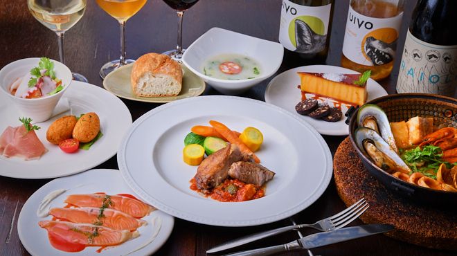 【ディナー】　Manuel Course　《定番のポルトガル料理を満喫できるコース》