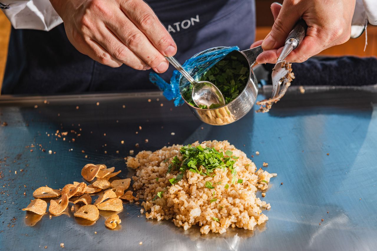 [Option] Change from rice to garlic rice