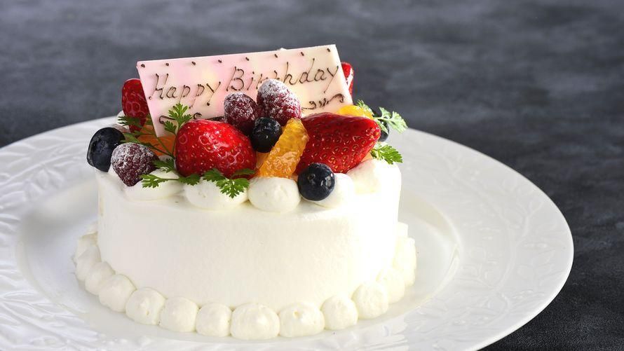 ◆ [Option] Fresh cream cake with a diameter of 16cm