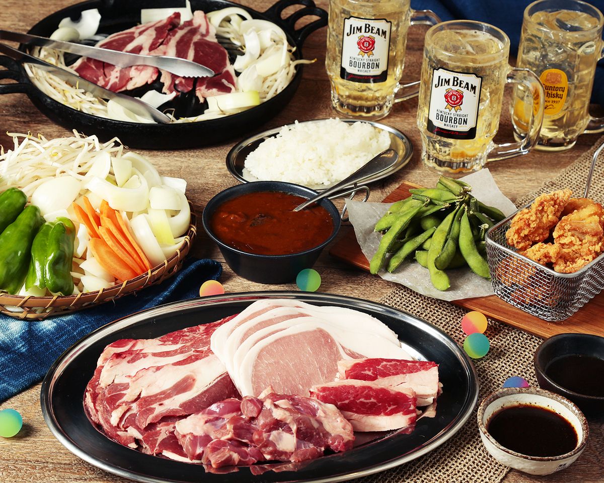 【お得!!】ジンギスカン食べ放題＆飲み放題男性　6,800円
