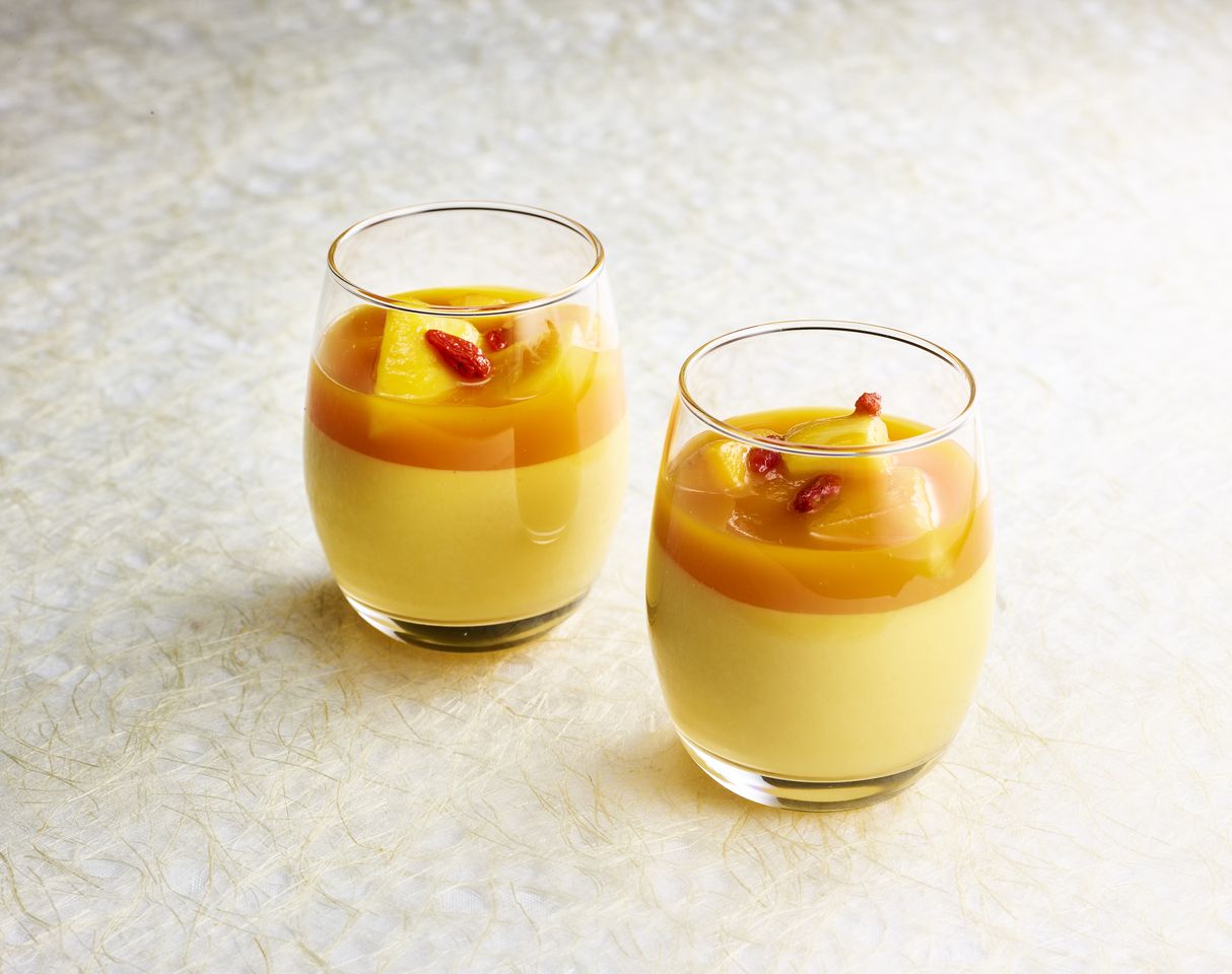 【Take Out】Fresh Mango Pudding 3 piece