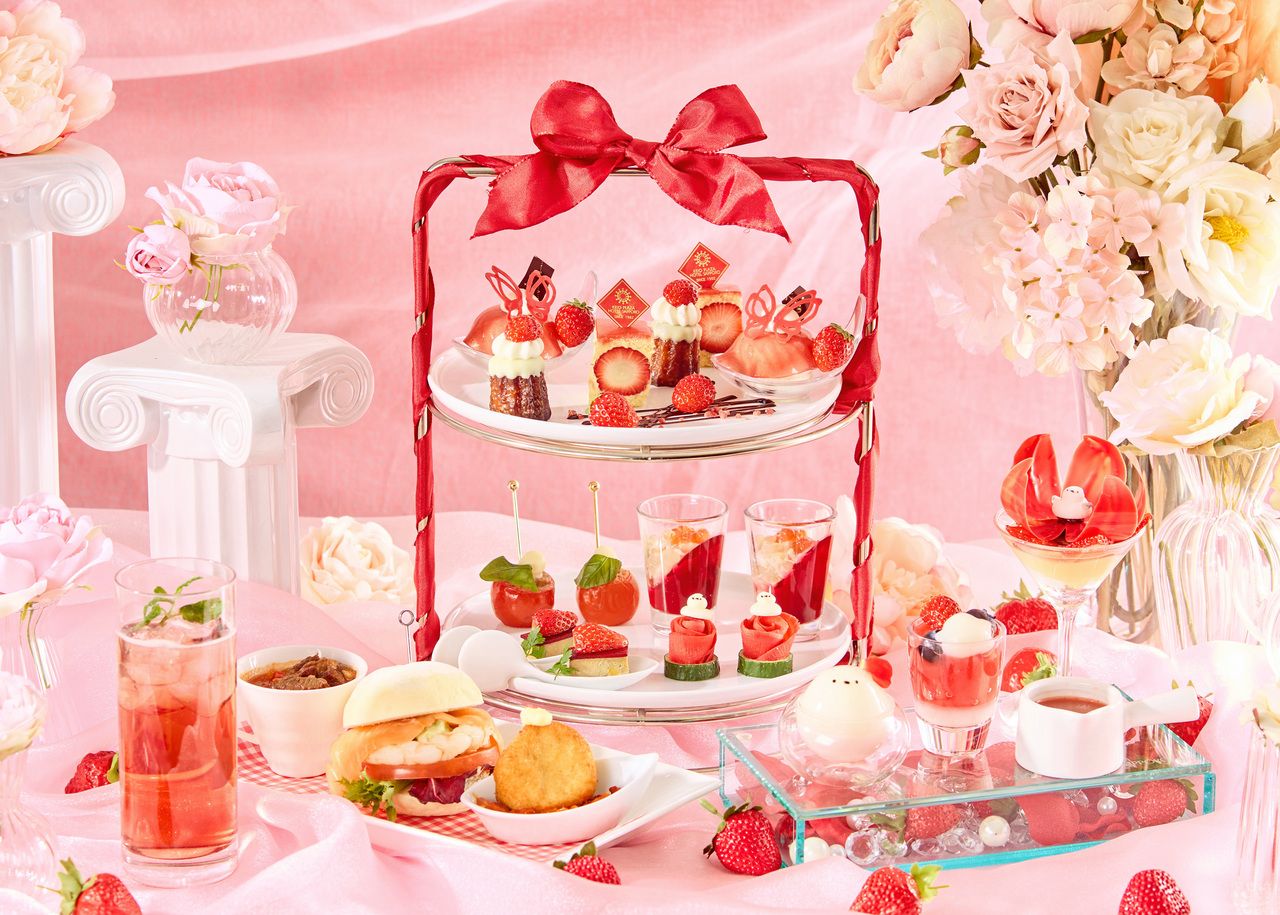 "I'm a long-tailed chickadee." Collaboration! Long-tailed chickadee lunch spring ~Like Afternoon Tea~